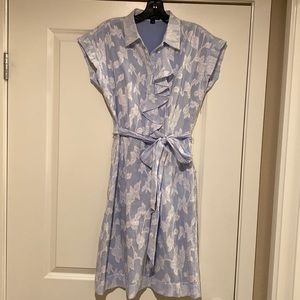 Tahari Ruffle Front Dress